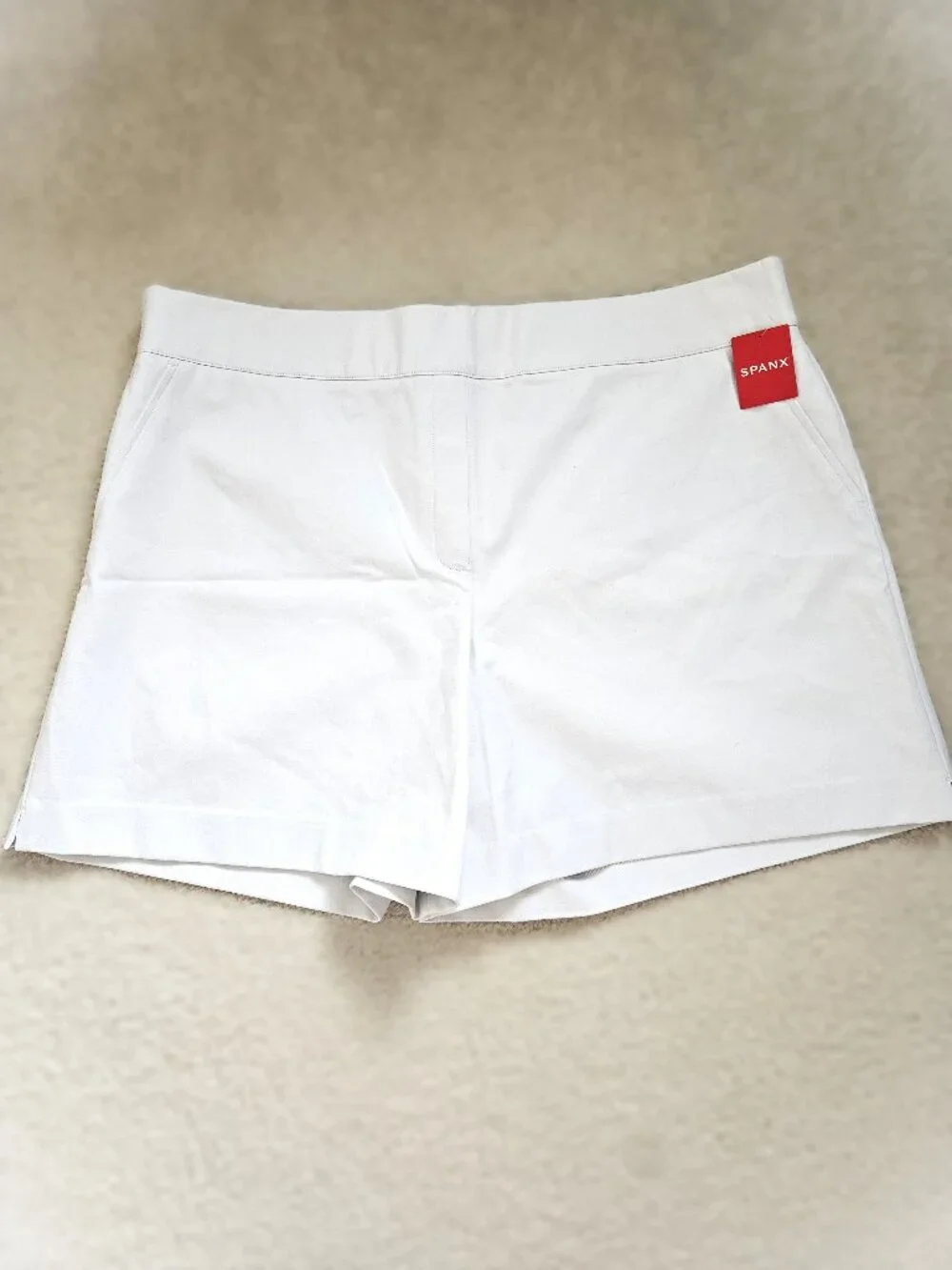 Spanx Silver Linings White Casual Outwear Shorts - Size 2X - Picture 1 of 6